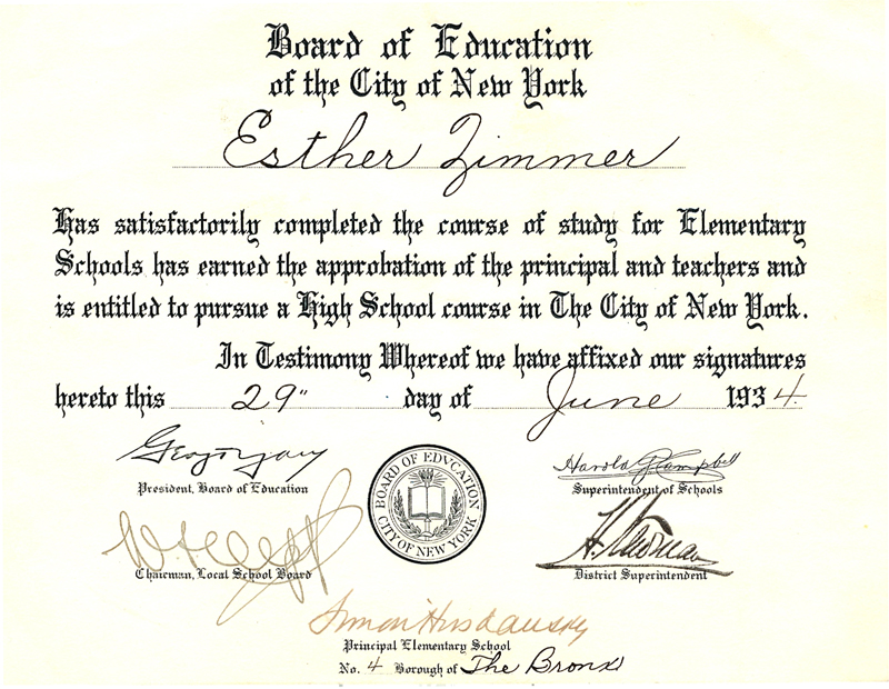 Elementary School Diploma
